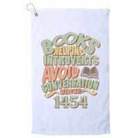 Books Helping Introverts Avoid Conversation 1454 Golf Towel