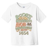 Books Helping Introverts Avoid Conversation 1454 Toddler T-Shirt
