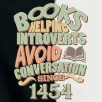Books Helping Introverts Avoid Conversation 1454 Infant Baby Jersey Bodysuit