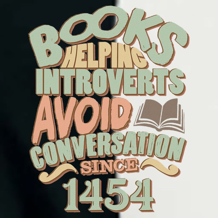 Books Helping Introverts Avoid Conversation 1454 Infant Baby Jersey Bodysuit