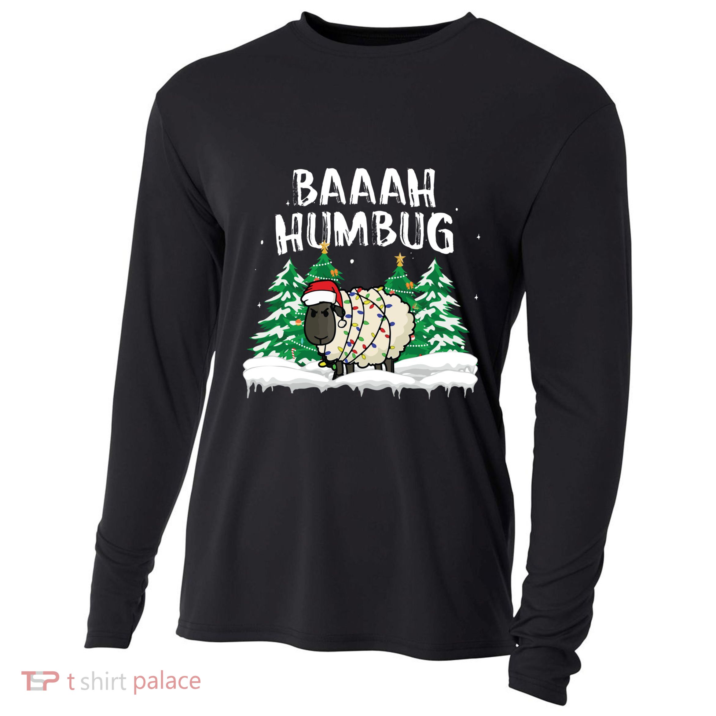 Bah Humbug I Hate Christmas Xmas Hater Anti Christmas Gift Cooling Performance Long Sleeve Crew