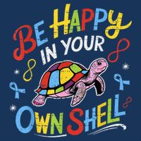 Be Happy In Your Own Shell Autism Awareness Turtle Autistic Cool Comfort Performance Bucket Hat