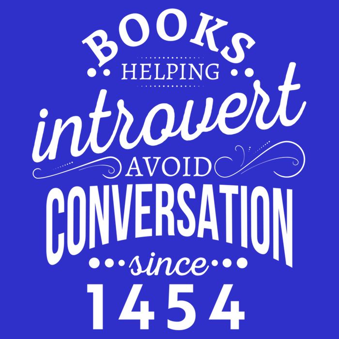 Books Helping Introvert Avoid Conversation Since 1454 Gift 16 in Basic Backpack
