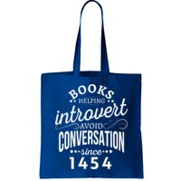 Books Helping Introvert Avoid Conversation Since 1454 Gift Bag