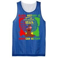 Black History Is American History Africa Afro Melanin Queen Gift Mesh Reversible Basketball Jersey Tank