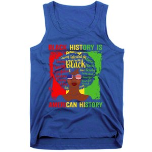 Black History Is American History Africa Afro Melanin Queen Gift Tank Top