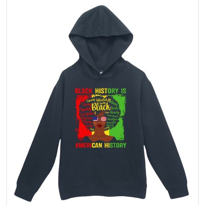 Black History Is American History Africa Afro Melanin Queen Gift Urban Pullover Hoodie