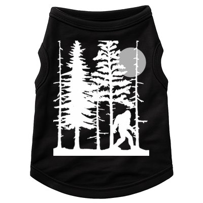 Bigfoot Hiding In Forest For Sasquatch Believers Doggie Tank