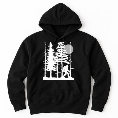 Bigfoot Hiding In Forest For Sasquatch Believers Hoodie