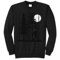 Bigfoot Hiding In Forest For Sasquatch Believers Sweatshirt