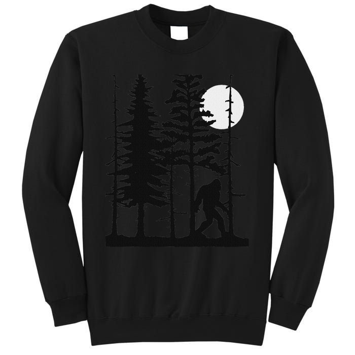 Bigfoot Hiding In Forest For Sasquatch Believers Sweatshirt