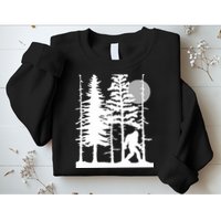 Bigfoot Hiding In Forest For Sasquatch Believers Sweatshirt