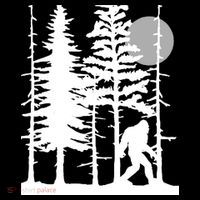Bigfoot Hiding In Forest For Sasquatch Believers Tall T-Shirt