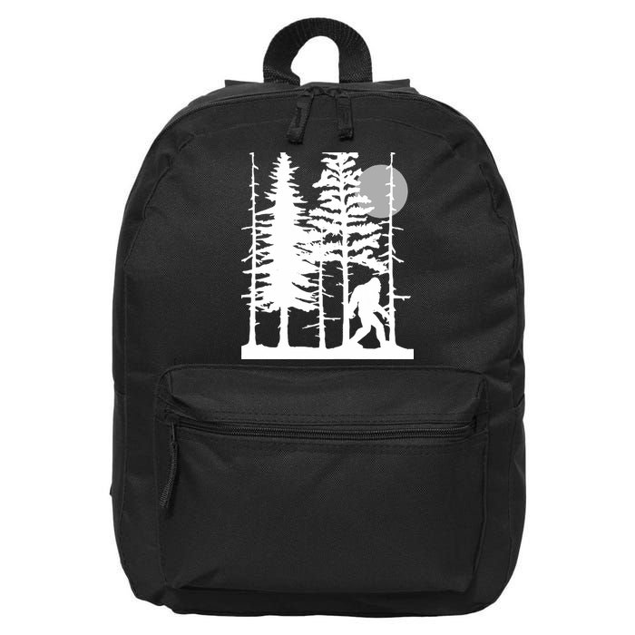 Bigfoot Hiding In Forest For Sasquatch Believers 16 in Basic Backpack