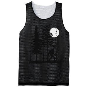 Bigfoot Hiding In Forest For Sasquatch Believers Mesh Reversible Basketball Jersey Tank