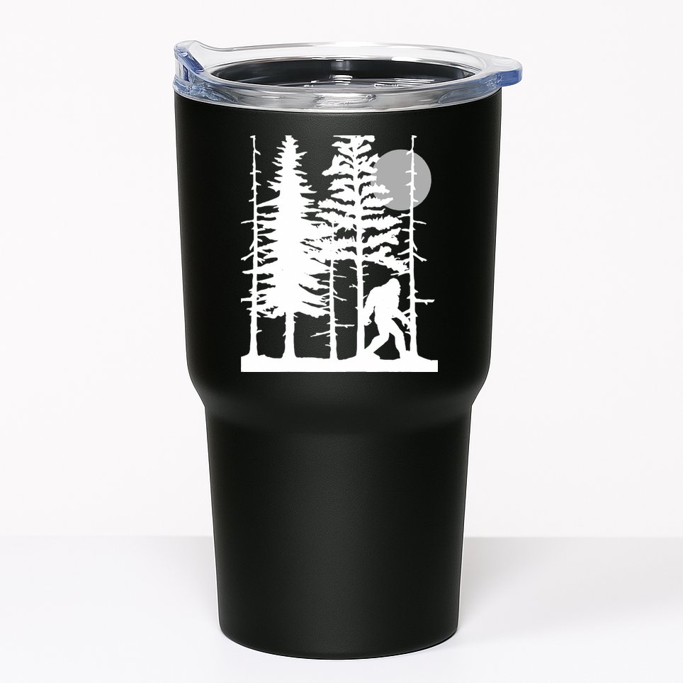 Bigfoot Hiding In Forest For Sasquatch Believers Tumbler