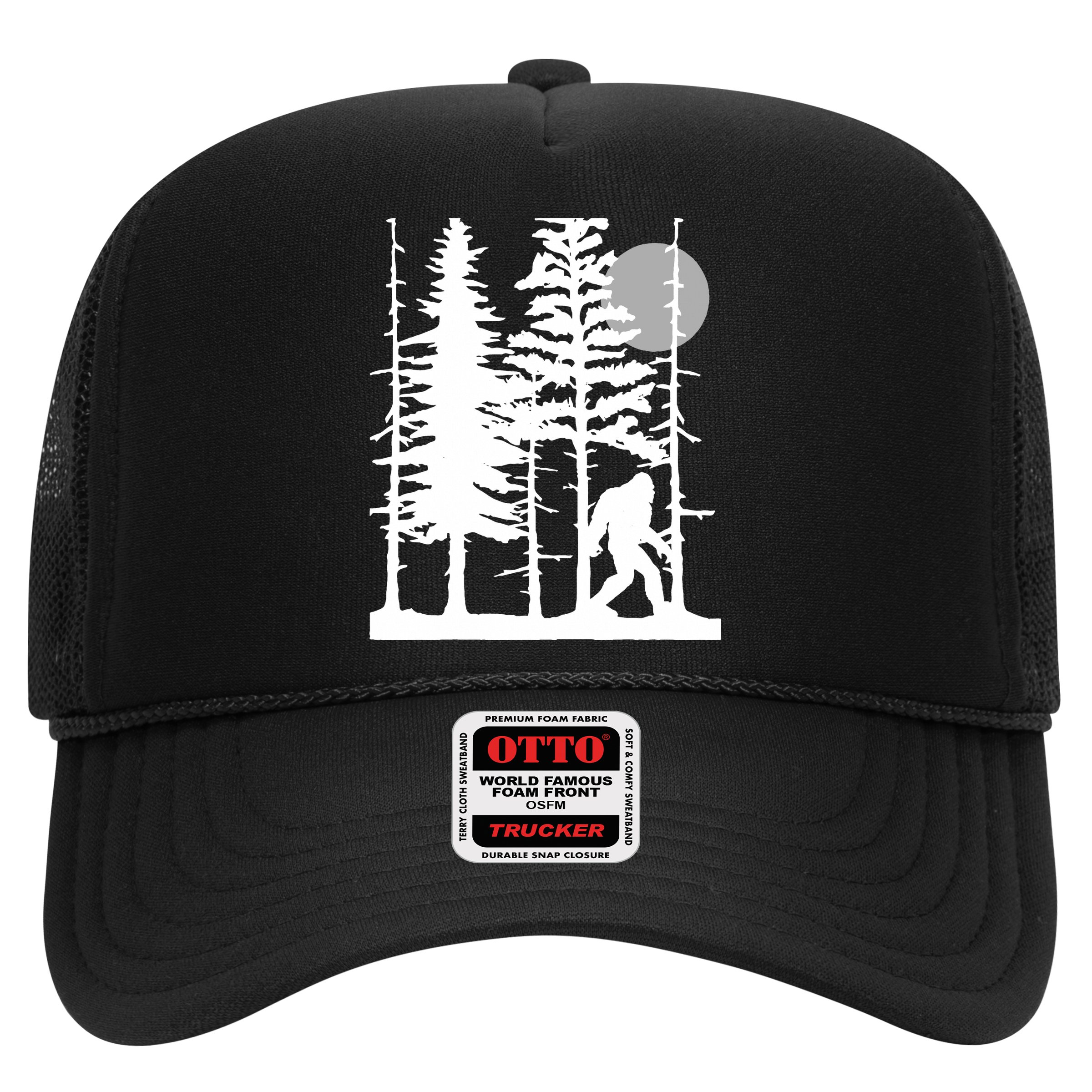 Bigfoot Hiding In Forest For Sasquatch Believers Hat
