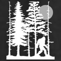 Bigfoot Hiding In Forest For Sasquatch Believers Golf Towel