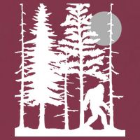 Bigfoot Hiding In Forest For Sasquatch Believers 16oz Travel Tumbler