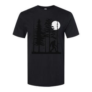 Bigfoot Hiding In Forest For Sasquatch Believers Softstyle CVC T-Shirt