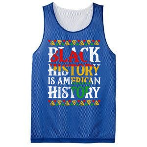 Black History Is American History Africa Melanin Black Power Gift Mesh Reversible Basketball Jersey Tank