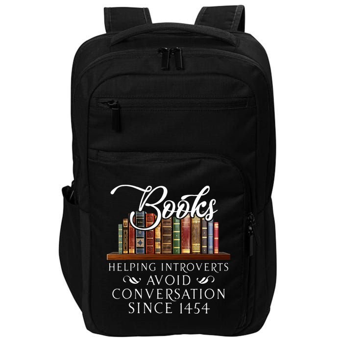 Books helping introverts avoid conversation  Impact Tech Backpack