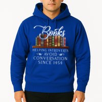 Books helping introverts avoid conversation  Hoodie