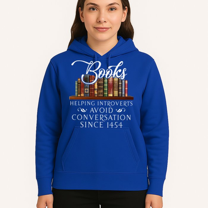 Books helping introverts avoid conversation  Hoodie