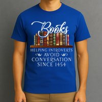 Books helping introverts avoid conversation  T-Shirt