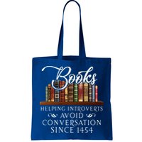 Books helping introverts avoid conversation  Bag