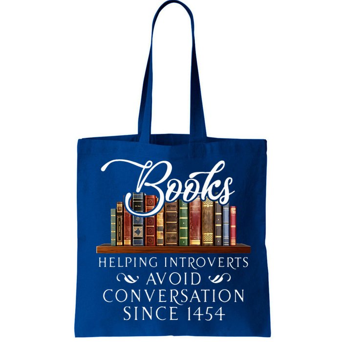 Books helping introverts avoid conversation  Bag