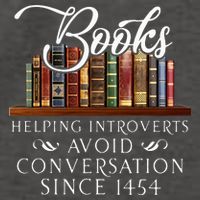 Books helping introverts avoid conversation  Vector Backpack