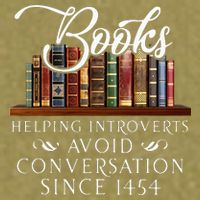 Books helping introverts avoid conversation  Garment-Dyed Women's Muscle Tee