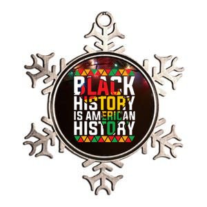 Black History Is American History Black History Month Metallic Star Ornament