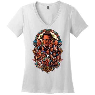 Black History Is Our History Women's V-Neck T-Shirt