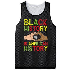 Black History Is American History African American Melanin Mesh Reversible Basketball Jersey Tank