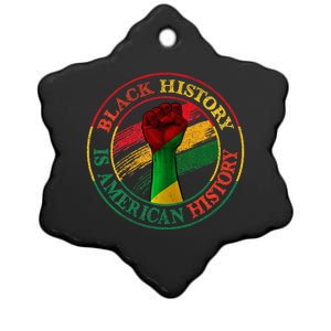 Black History Is American History African American Gifts Ceramic Star Ornament