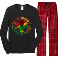 Black History Is American History African American Gifts Long Sleeve Pajama Set