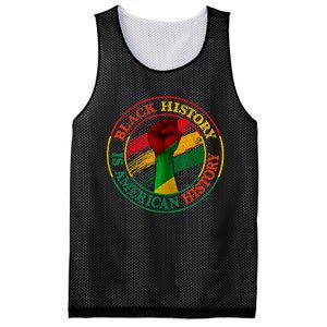 Black History Is American History African American Gifts Mesh Reversible Basketball Jersey Tank