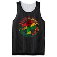 Black History Is American History African American Gifts Mesh Reversible Basketball Jersey Tank