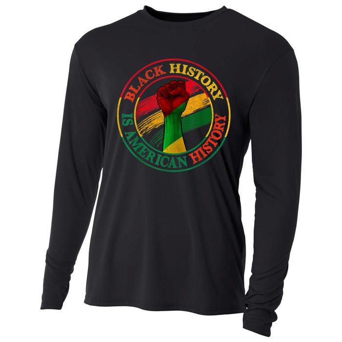 Black History Is American History African American Gifts Cooling Performance Long Sleeve Crew