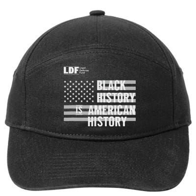 Black History Is American History Ldf 7-Panel Snapback Hat
