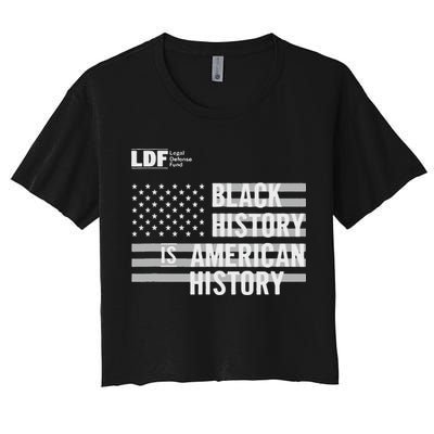 Black History Is American History Ldf Crop Top