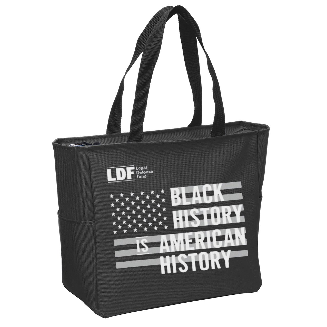 Black History Is American History Ldf Zip Tote Bag
