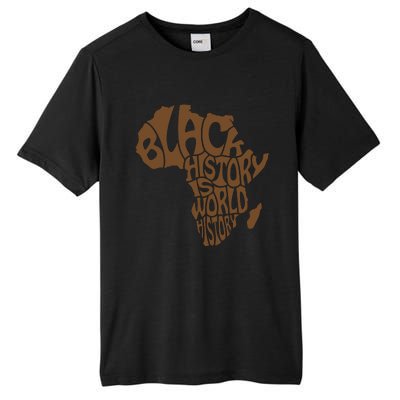 Black History Is World History , Afrocentric Tall Fusion ChromaSoft Performance T-Shirt