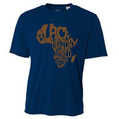 Black History Is World History , Afrocentric Cooling Performance Crew T-Shirt