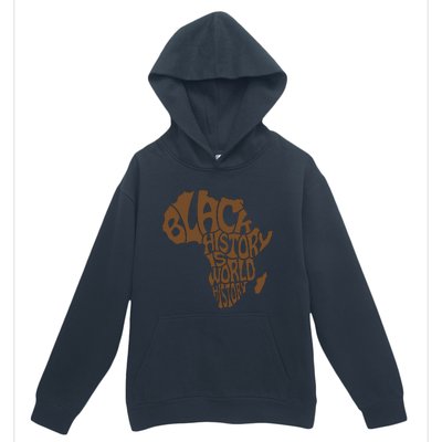 Black History Is World History , Afrocentric Urban Pullover Hoodie