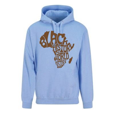 Black History Is World History , Afrocentric Unisex Surf Hoodie