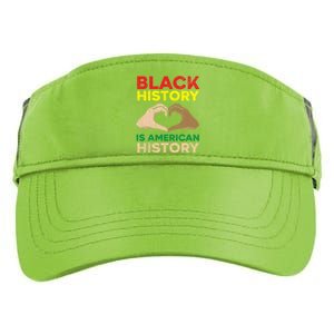 Black History Is American History African American Melanin Gift Adult Drive Performance Visor