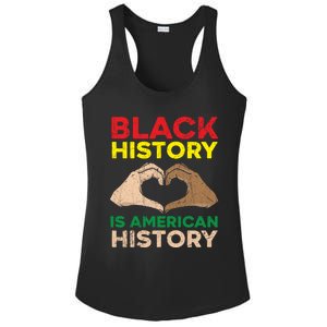 Black History Is American History African American Melanin Gift Ladies PosiCharge Competitor Racerback Tank